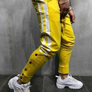 Men's hip_hop Striped pants